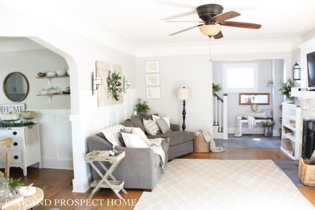Fall living room tour