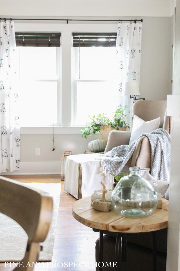 Cozy fall corner