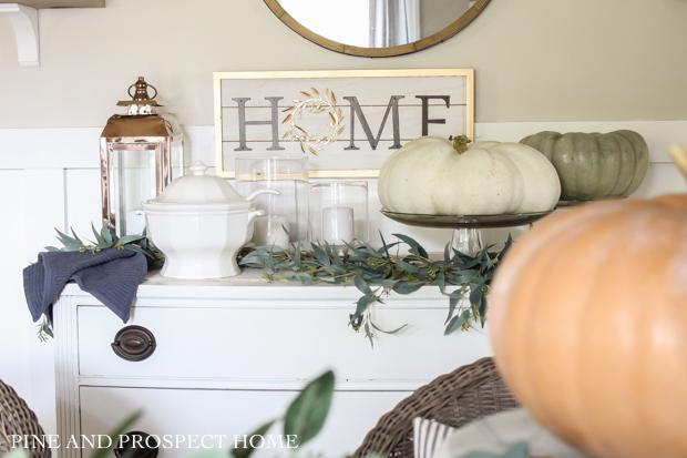 Pumpkin styling for fall