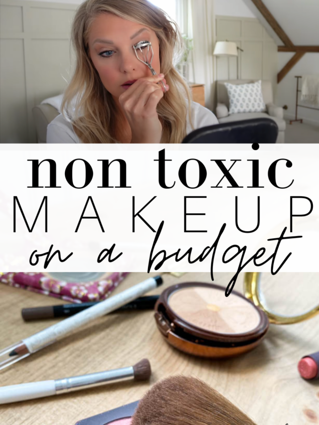 Non toxic makeup, clean makeup, clean makeup on a budget, non toxic makeup on a budget, low budget clean makeup, affordable clean makeup, affordable non toxic makeup, all natural face, all natural makeup, clean face, non toxic beauty, all natural beauty, budget friendly makeup, budget friendly non toxic makeup,