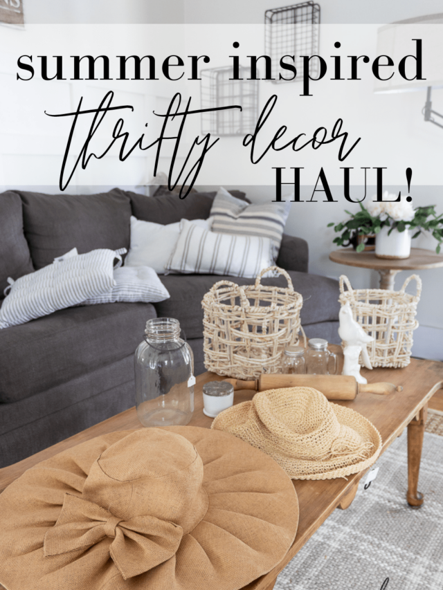 Summer Inspired Thrift Decor Haul
