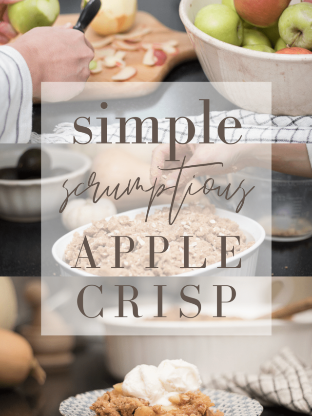 Simple & Scrumptious Apple Crisp Recipe