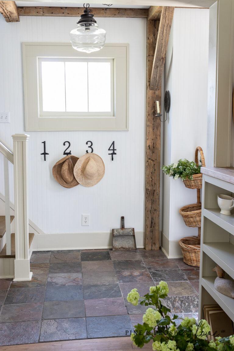 Cottage Inspired Entryway Refresh - Pine and Prospect Home