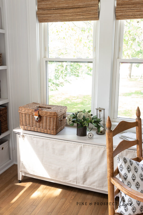 View of 7 Small Space Organization Ideas - Pine and Prospect Home