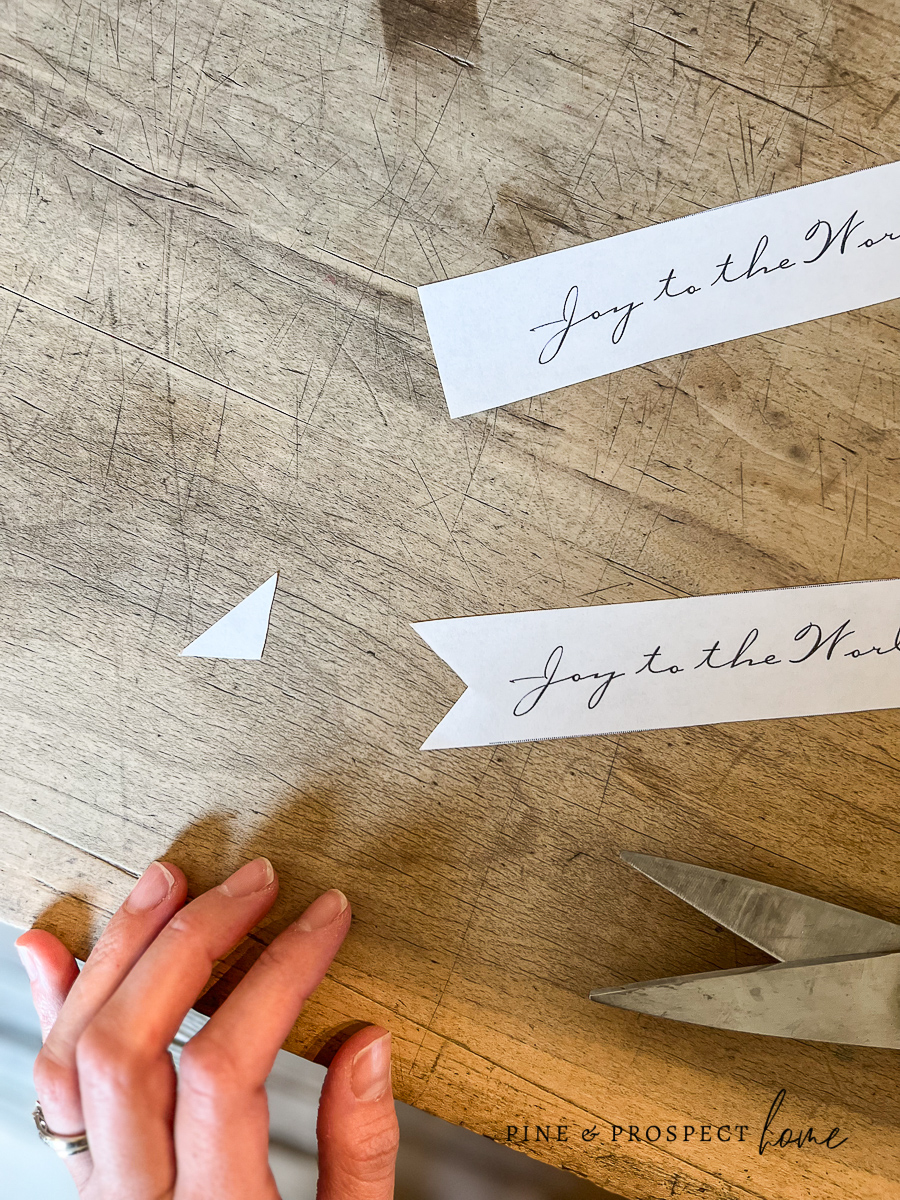 Free Christmas Tree Banner Printable! - Pine and Prospect Home