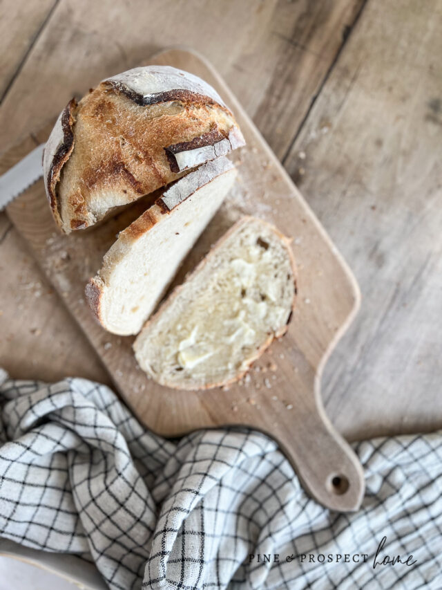 Beautiful simple sourdough artisan bread