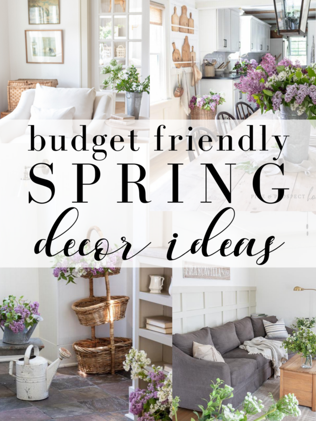 Budget Friendly Spring Decor Ideas