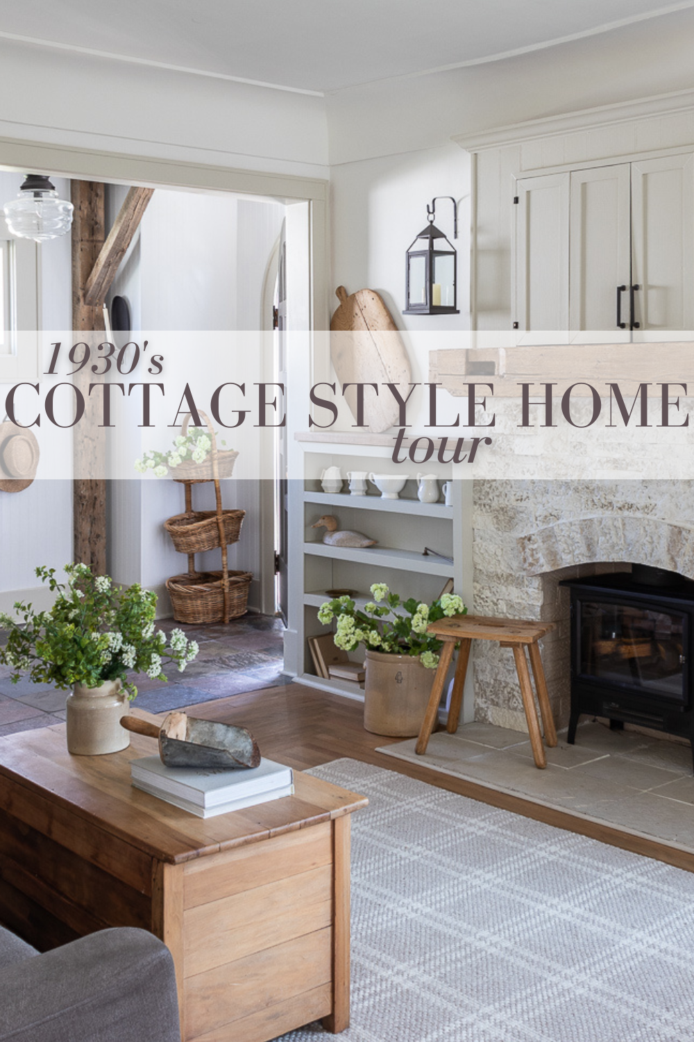 Cottage Style Home Tour: Sharing My 1930's Cozy Cottage Inspired Home ...