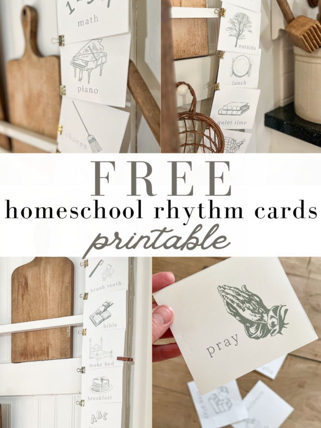Homeschool Rhythm Free Printable Cards