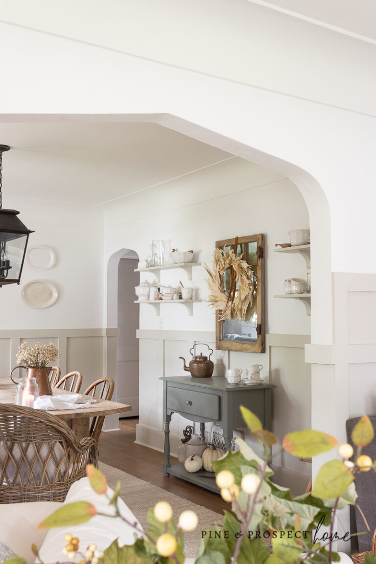 Cozy Fall Touches - Neutral & Beautiful Decor - Pine and Prospect Home
