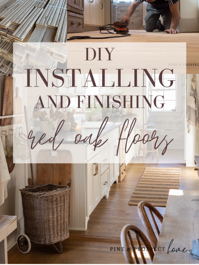 Installing and Finished Red Oak Floors