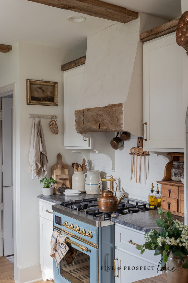 English Cottage Inspired Vent Hood Reveal: Recreating a Traditional Look - Pine and Prospect Home