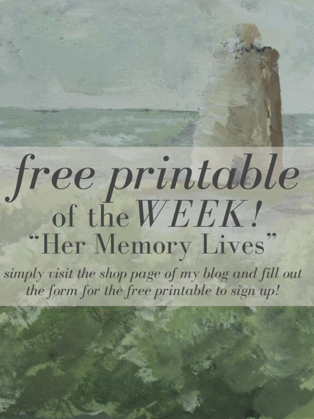 Free Printable of the Week