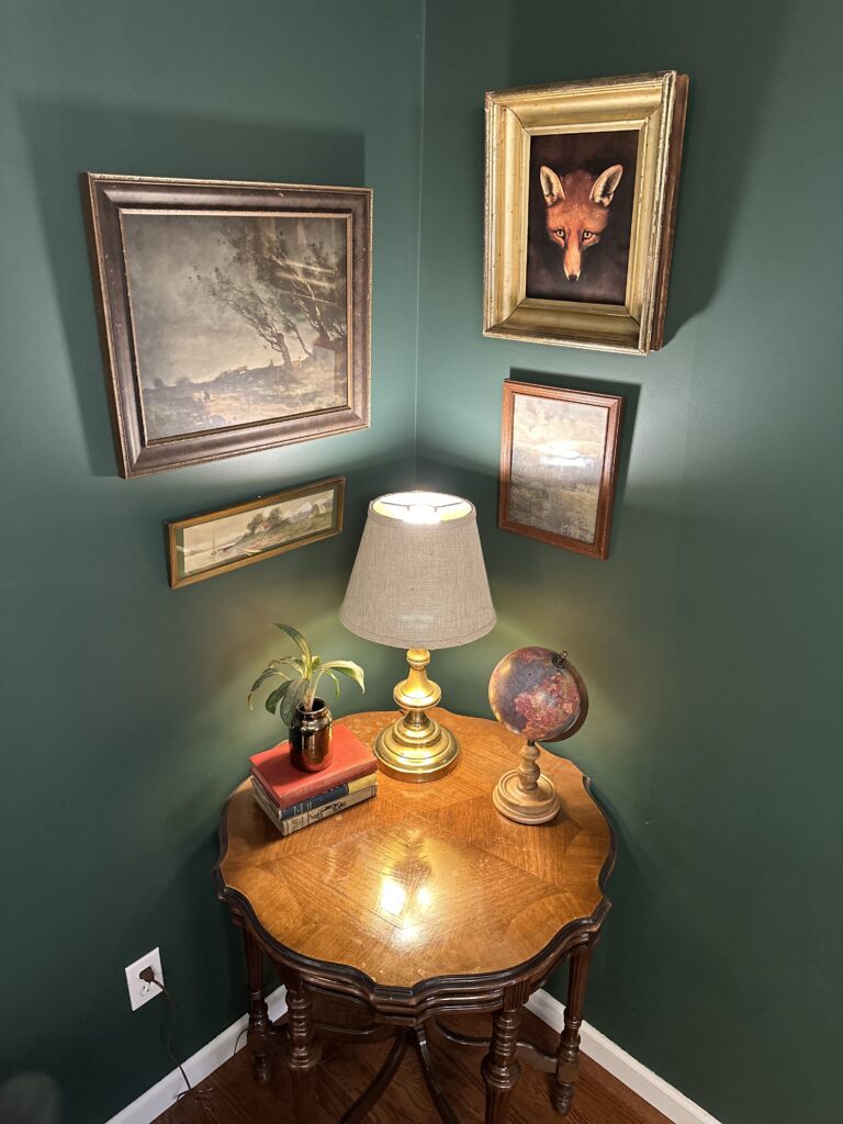 Gallery Wall Details with Antiques and Vintage Treasures