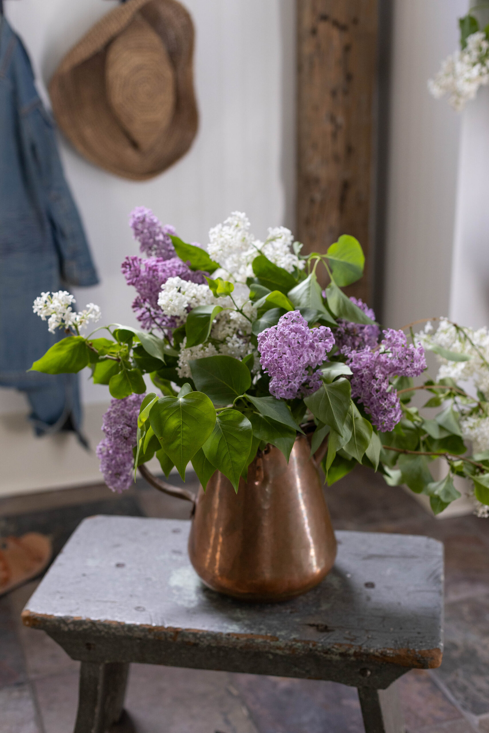 Use a watering can for timeless spring decor