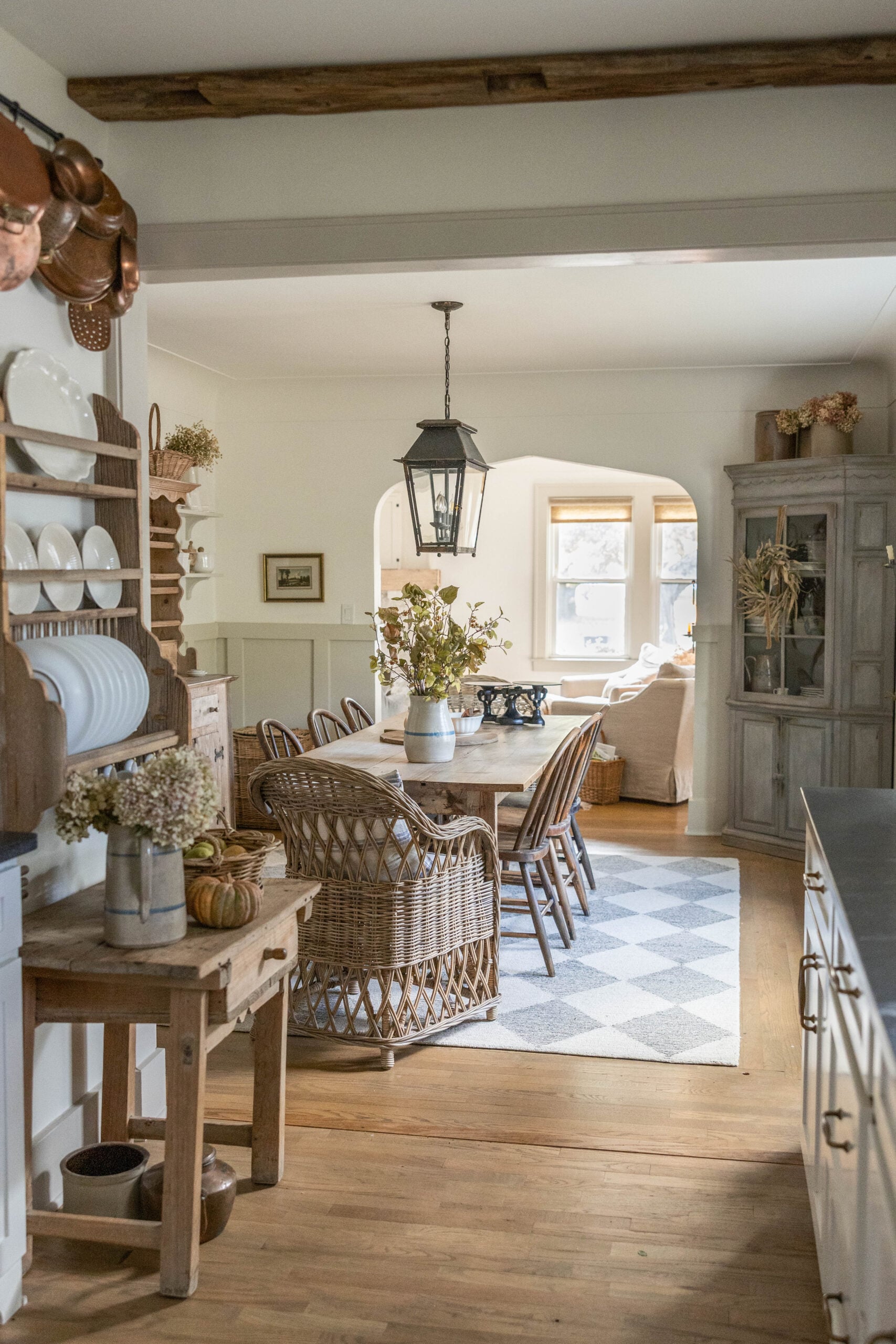 Mismatched dining chairs