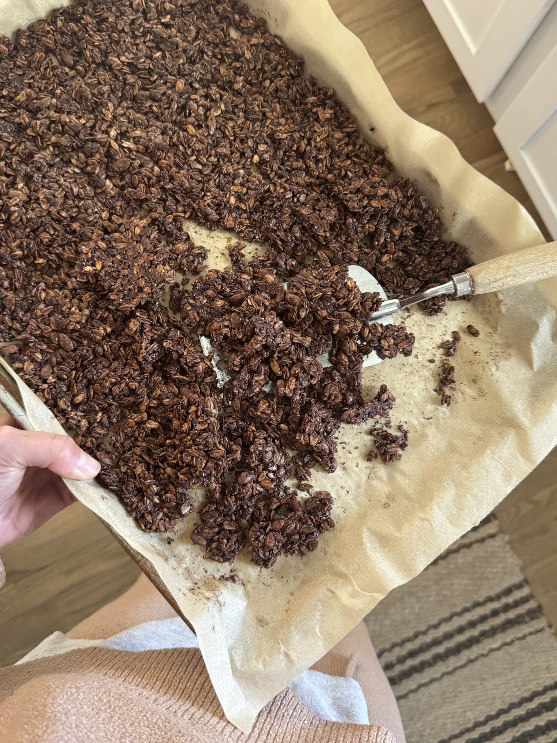 Delicious seed healthy homemade granola