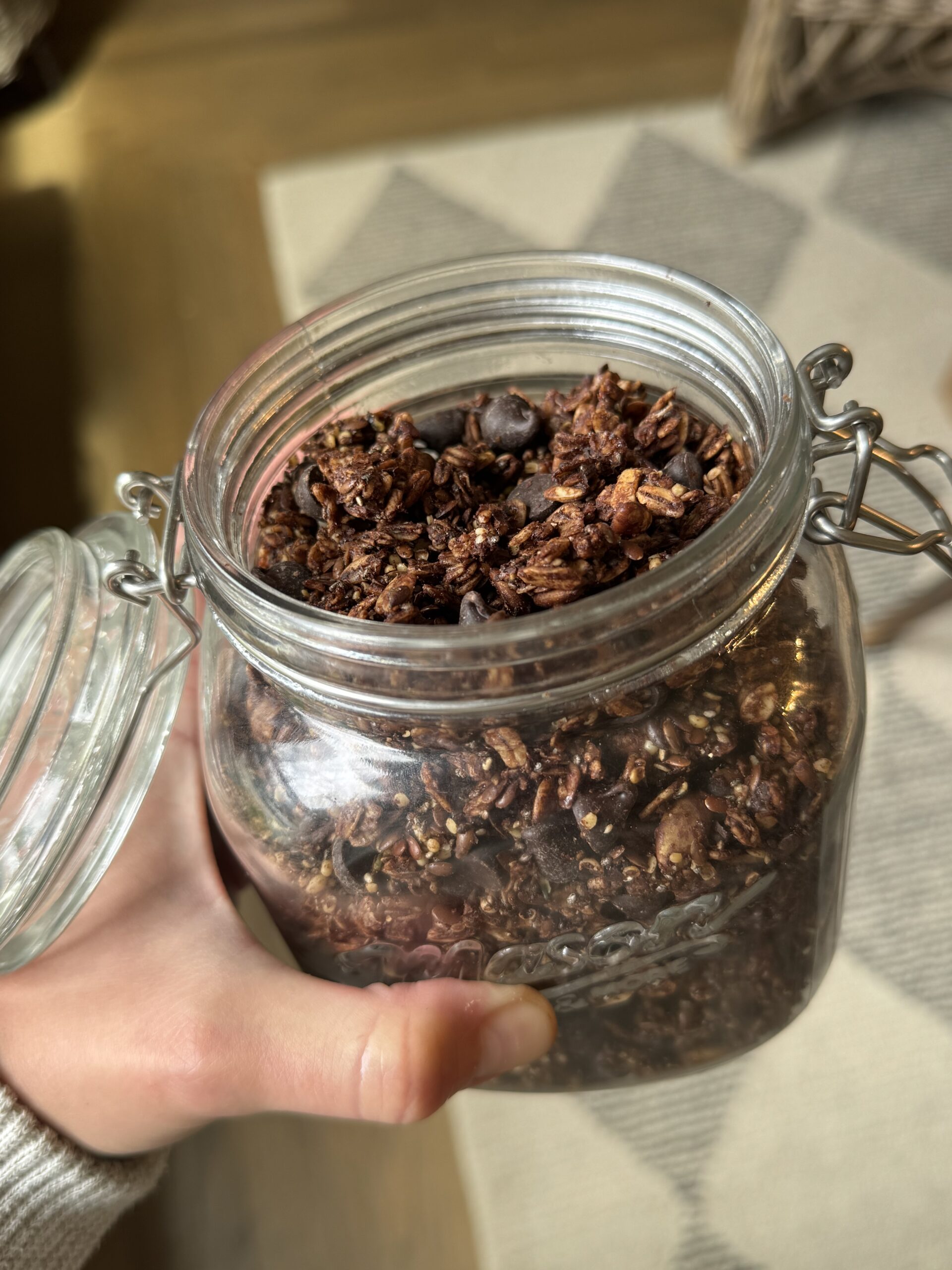 High protein healthy homemade granola recipe