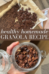 Healthy Homemade Granola Recipe