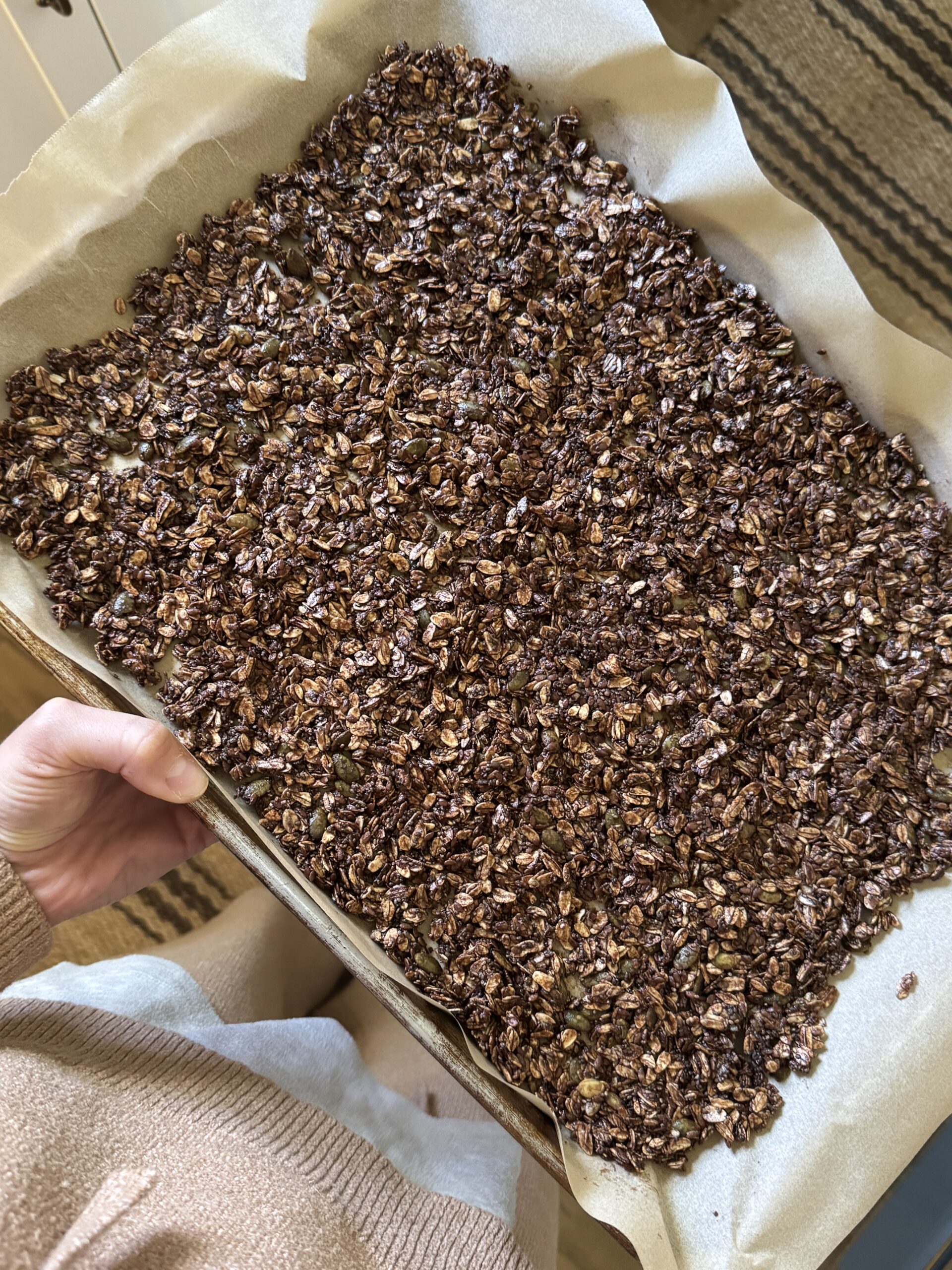 Addictive chocolate granola recipe
