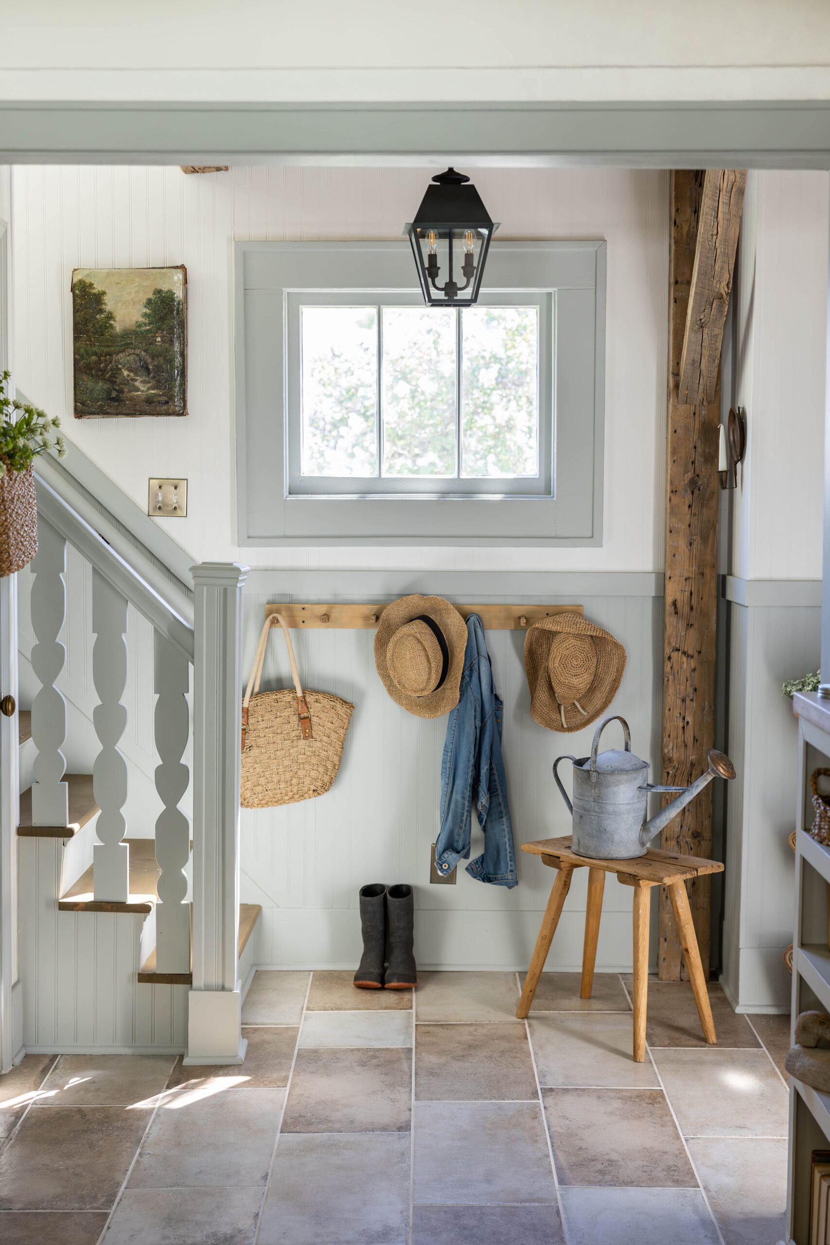 Blue entryway paint color