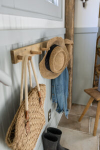 Entryway spring decor