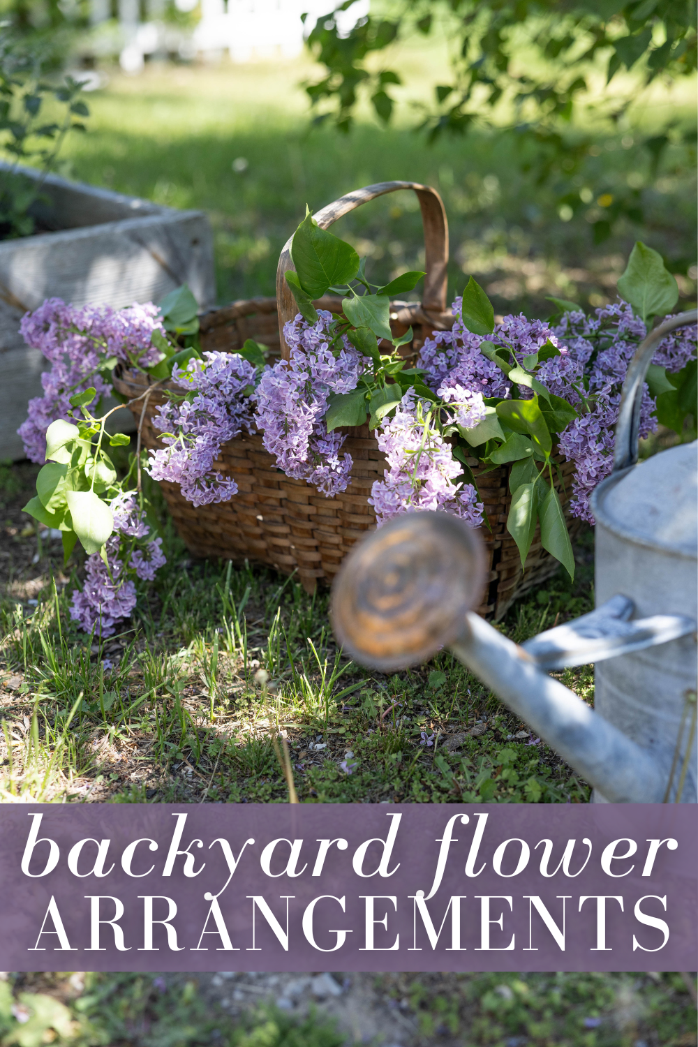 Backyard Flower Arrangement