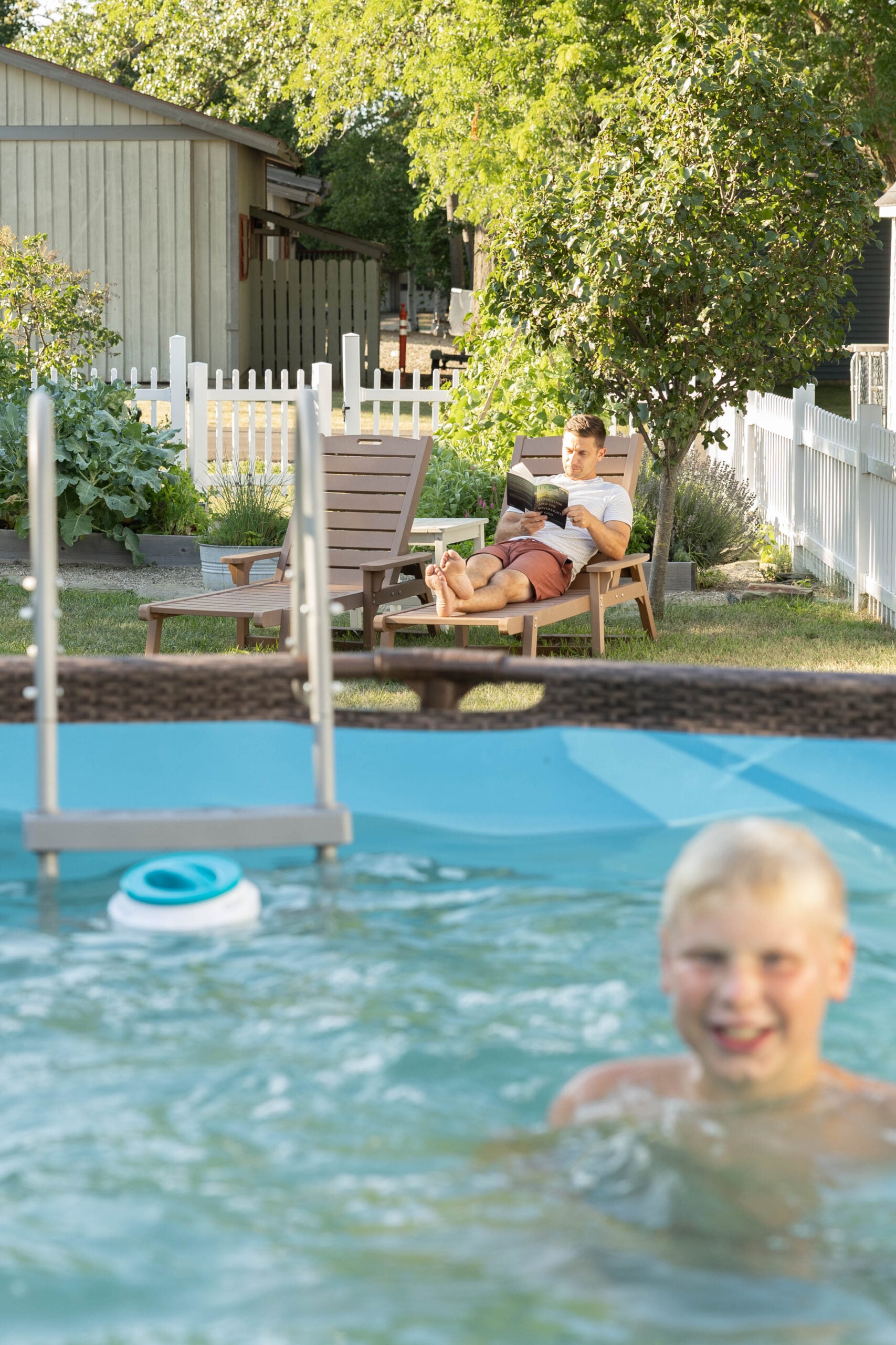 Backyard pool