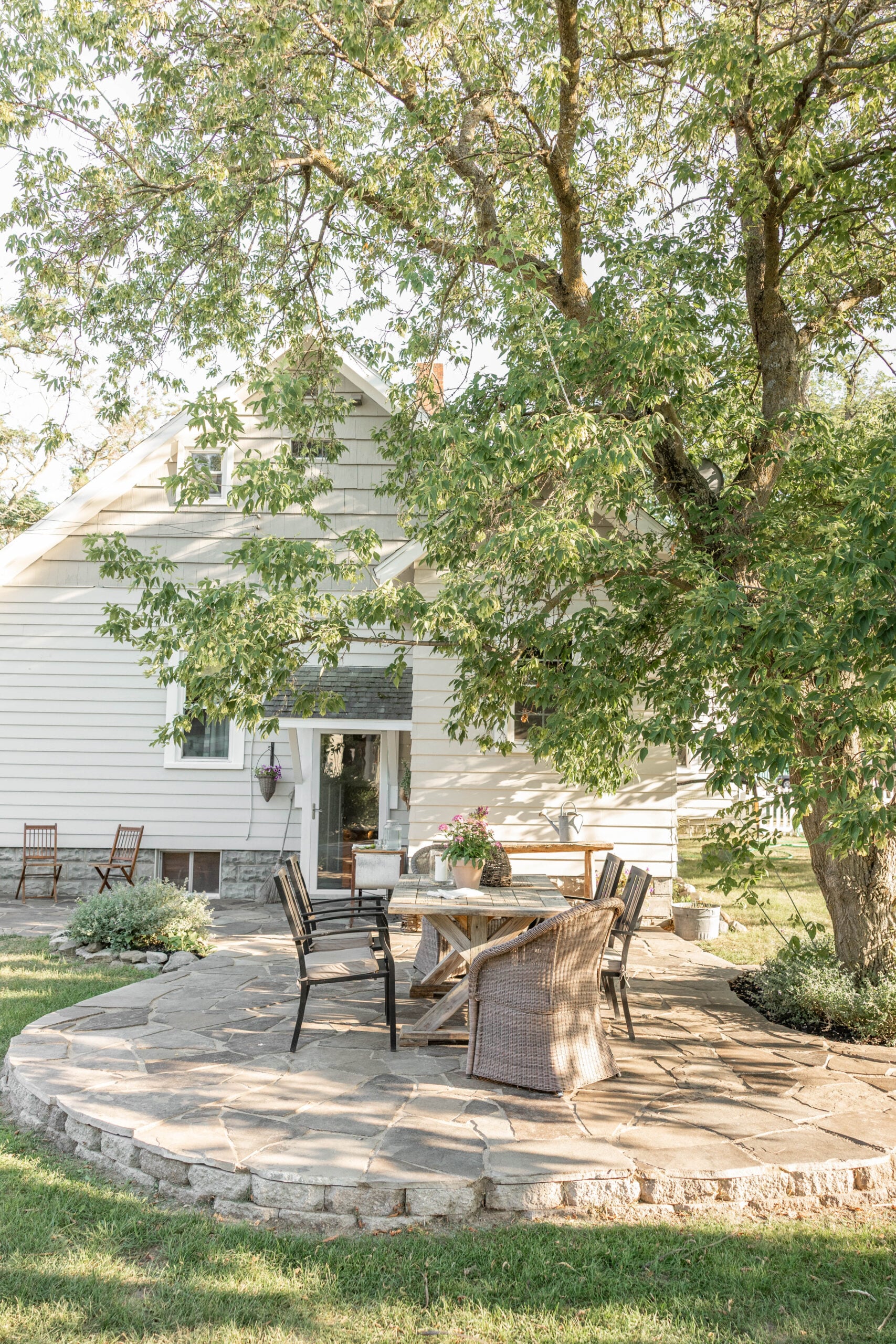 DIY Flagstone Patio