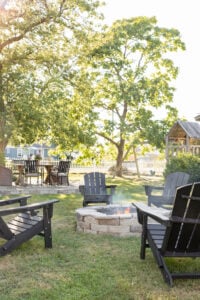 Backyard patio