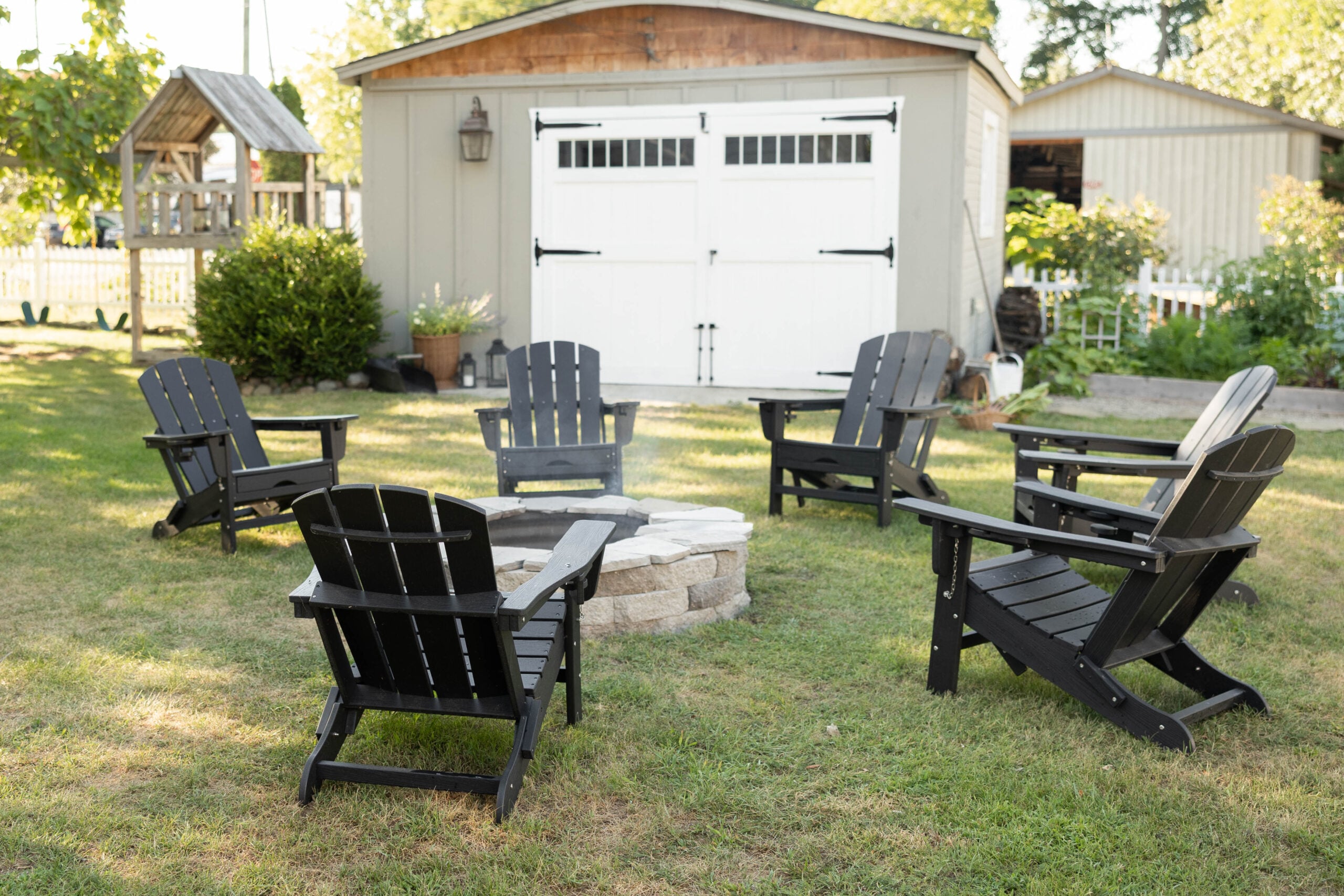 Fire pit seating