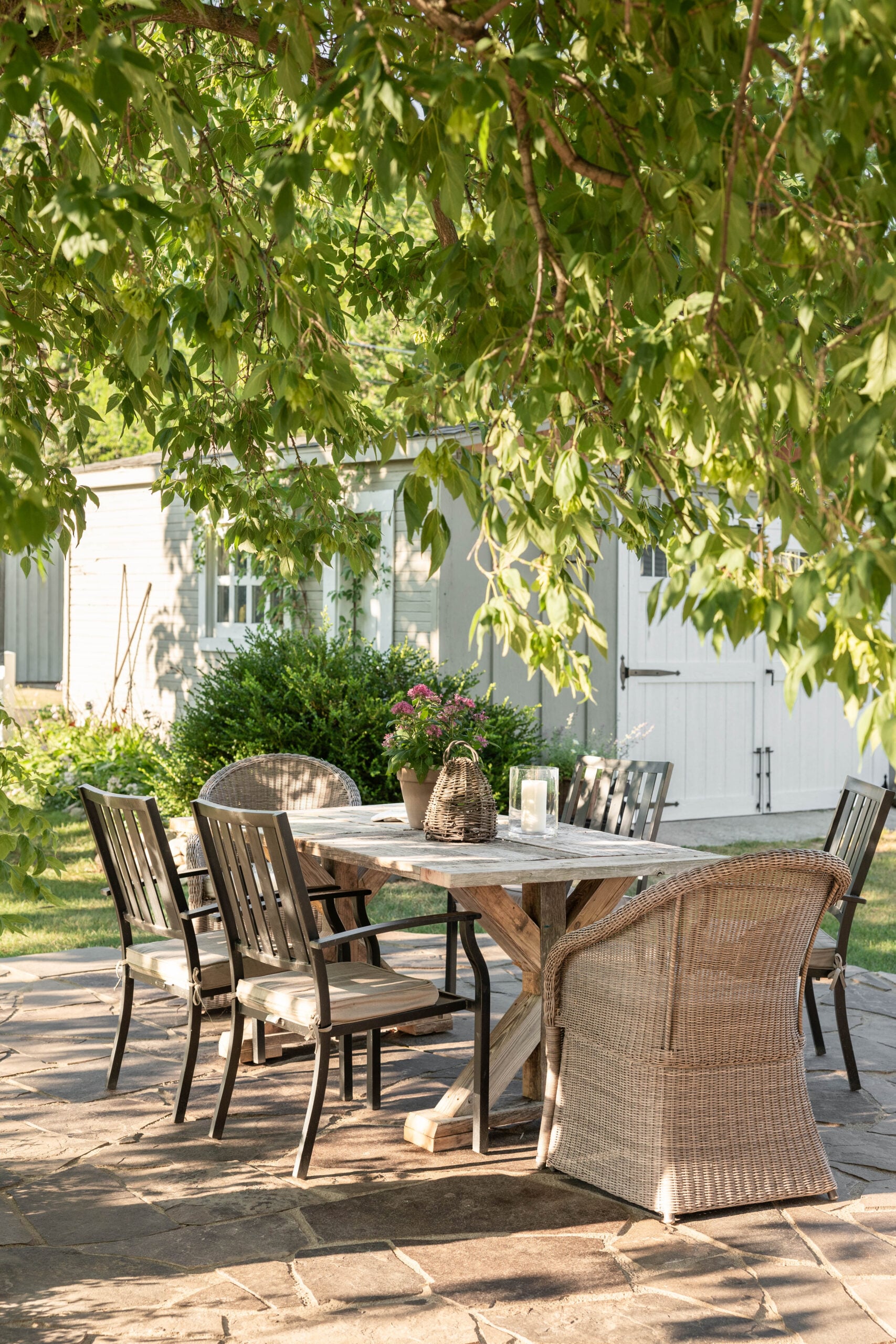 Flagstone patio diy