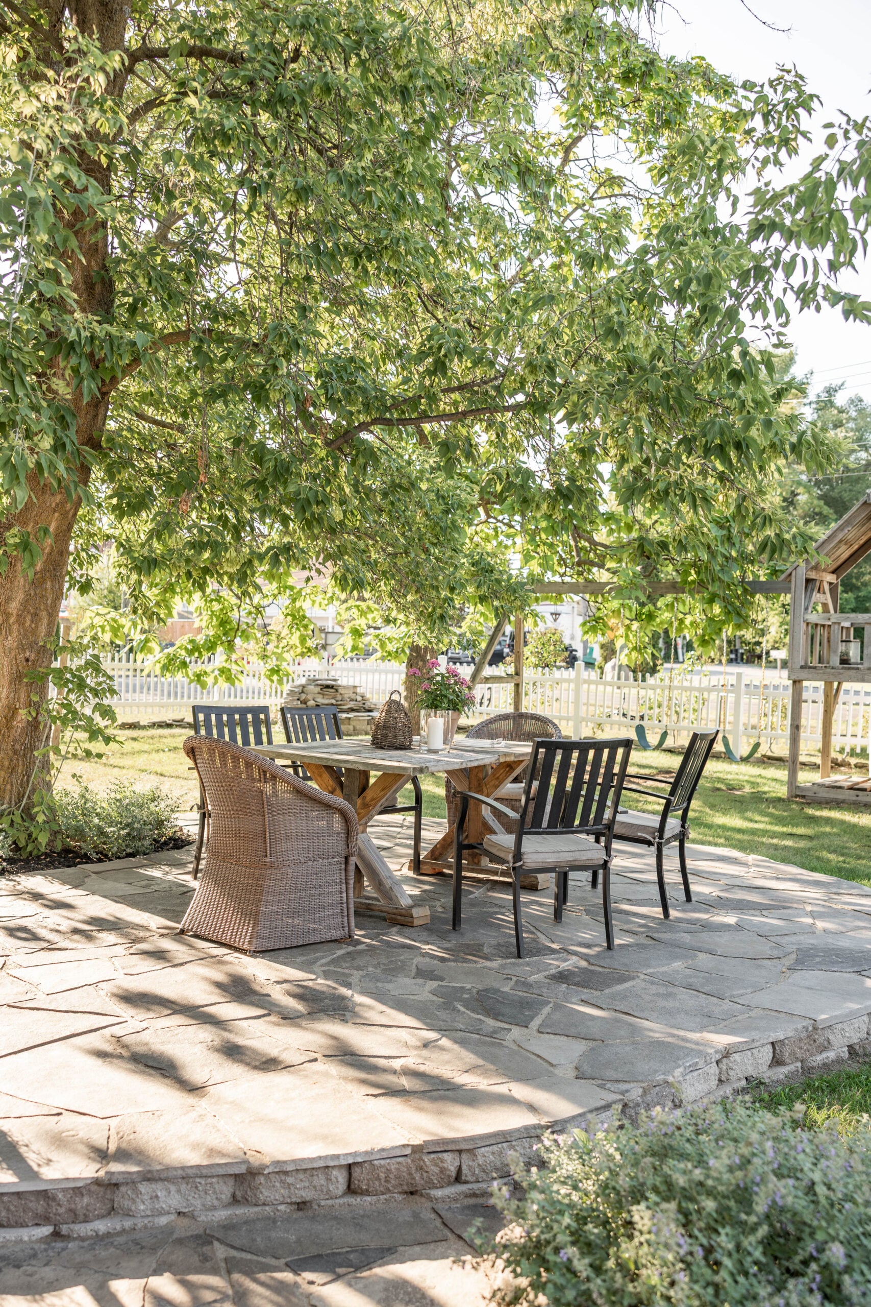 DIY flagstone patio