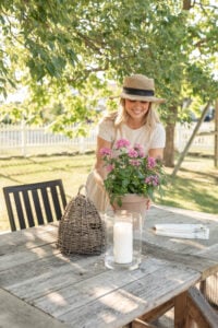 DIY patio decor