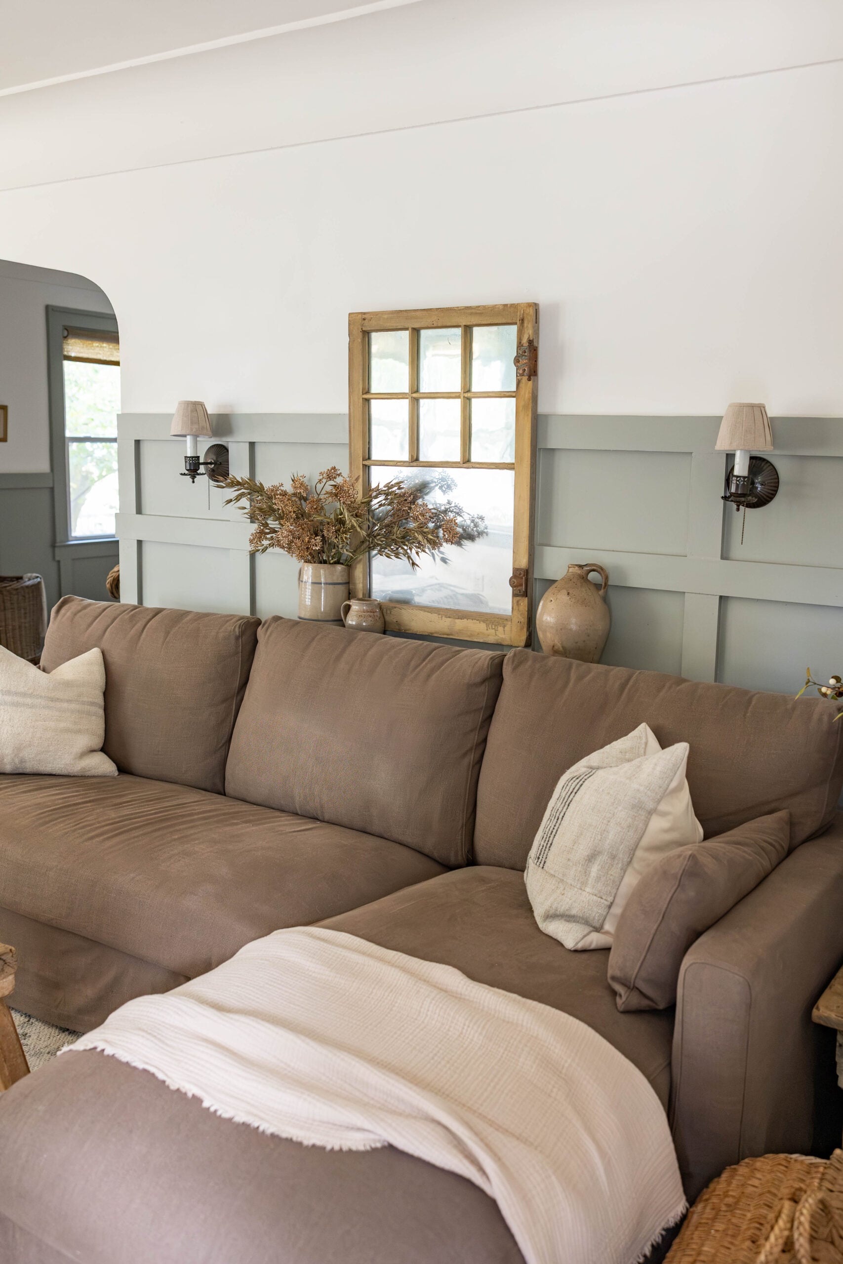 DIY pleated lampshades