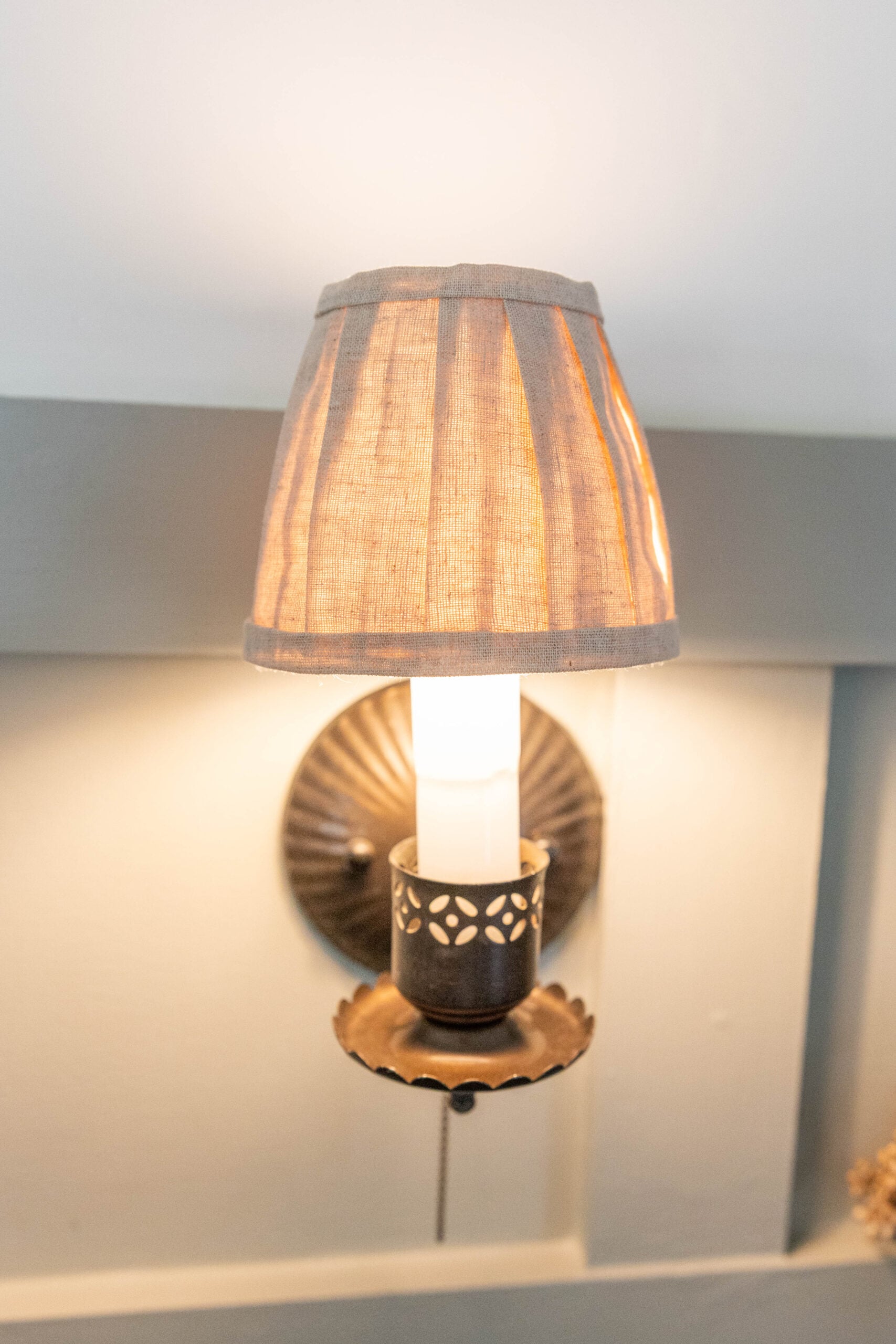 DIY Pleated Lampshades
