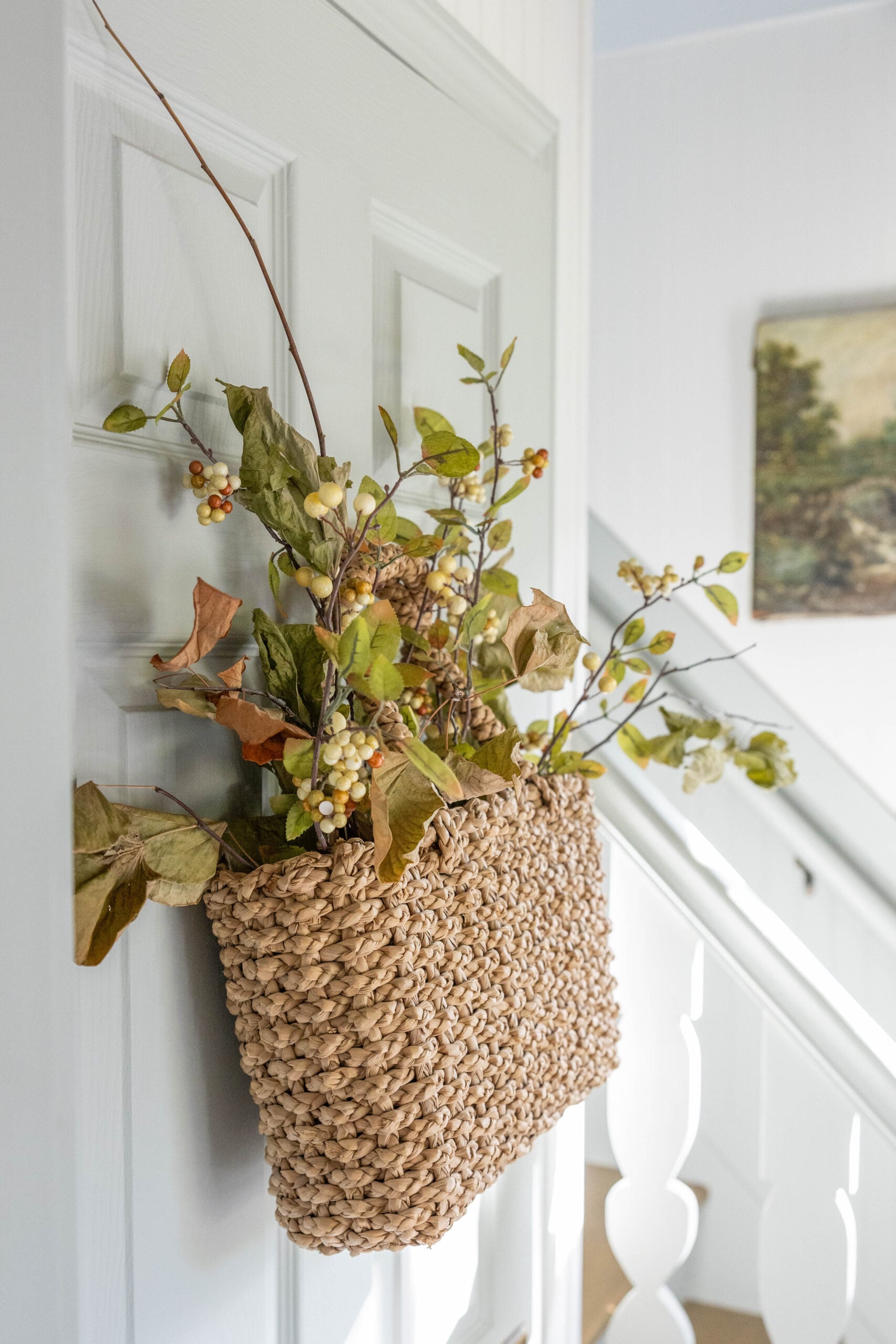 Fall hanging basket