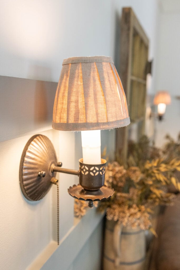 DIY Pleated Lampshades