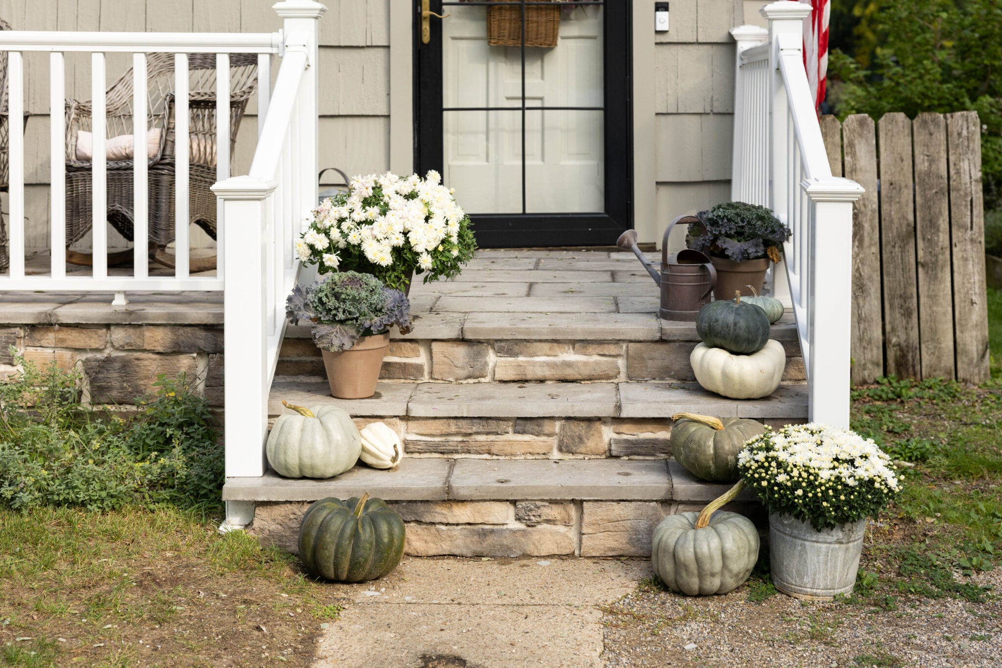 Fall Decor Railing Decorations Simple Fall Porch Decor Ideas for a Warm, Welcoming Home - Pine and ...